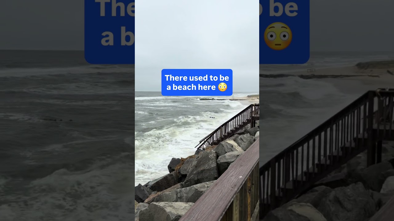 Storms cause N.J. beach erosion