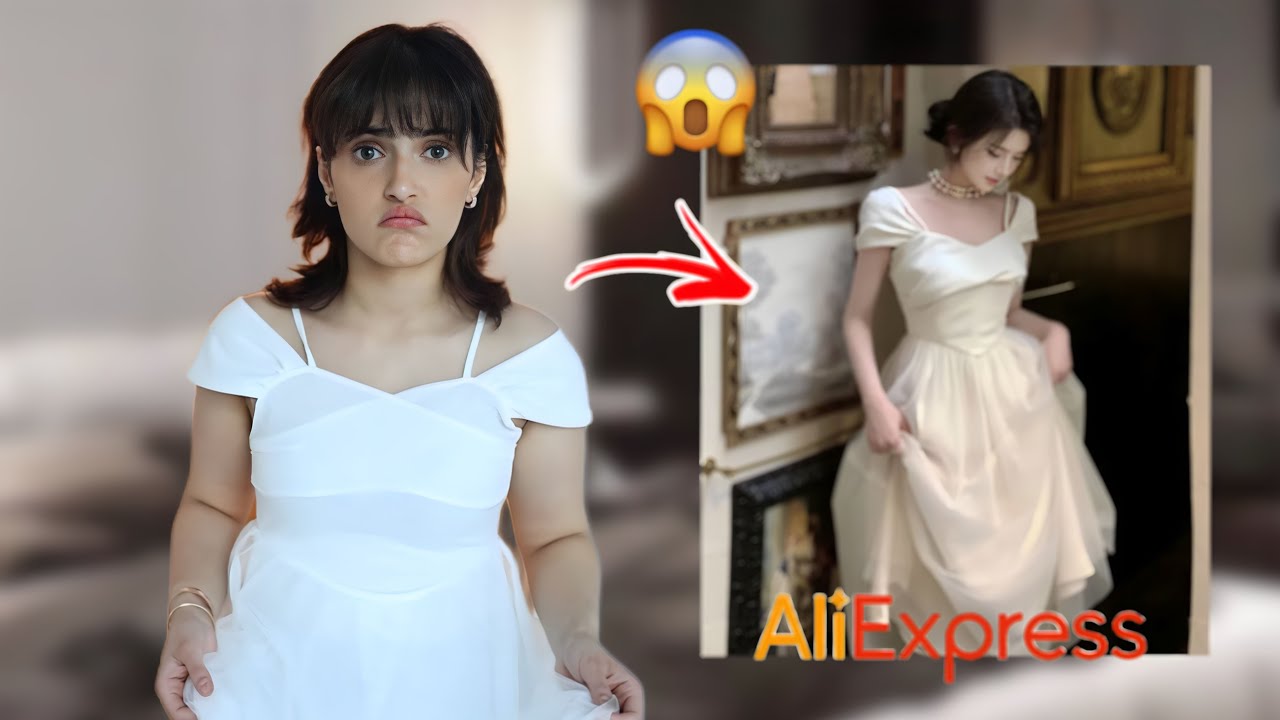 جربت اغرب و ارخص فساتين عرسي من موقع صيني   | ندمت😭