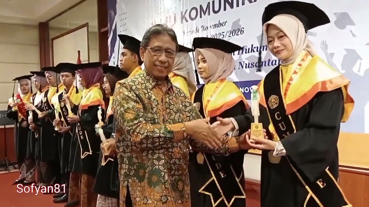 Pelepasan Wisuda Program Studi Ilmu Komunikasi Univet Bantara Sukoharjo Periode November 2025
