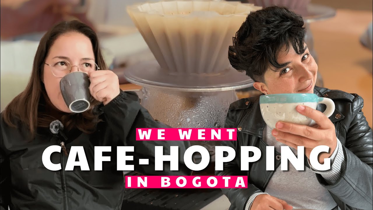 Visiting our favorite COFFEE SHOPS in Bogota Colombia!