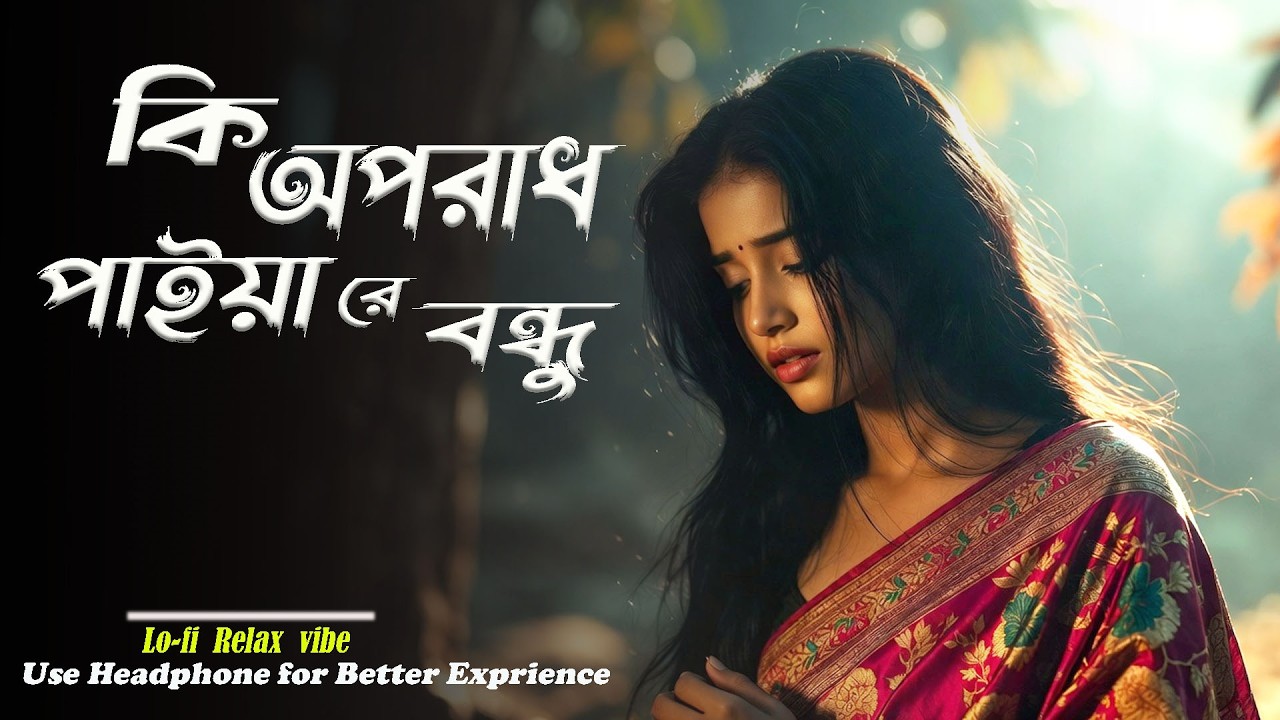 Ki Oporadh Paiya Re Bondhu - কি অপরাধ পাইয়া রে বন্ধু | Bangla Lofi Song | Shanjida Tunes Official