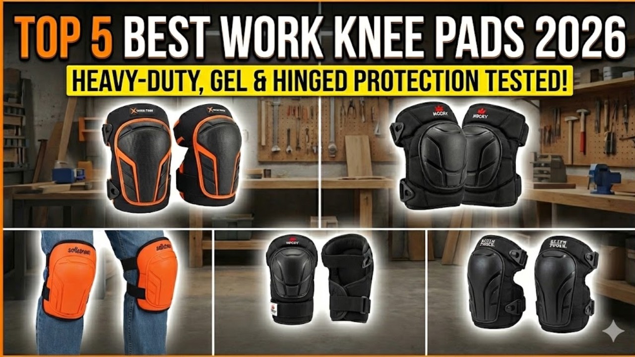 Top 5 Best Knee Pads for Work 2026 – Heavy-Duty, Gel & Hinged Pads Tested!