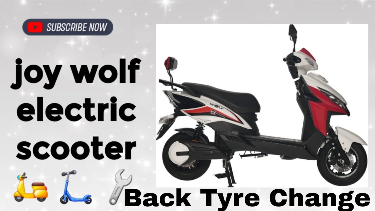 ⚡Joy e-Bike wolf EV Scooty Rear Tyre Change | Back Tyre Remove & New Tyre Install | Full Process 