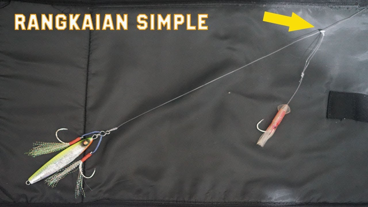 Cara Membuat Rangkaian Softlure Atau Dasaran | Dropper Loop Rig