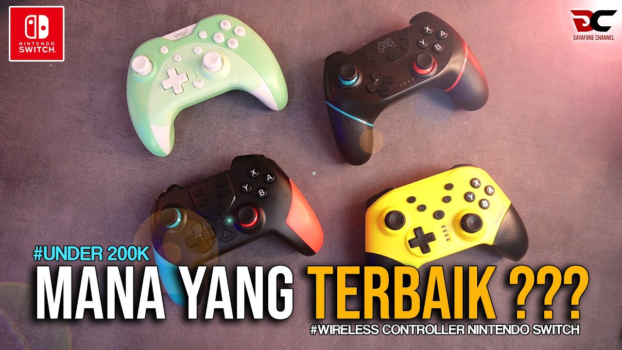 UNDER 200K !!, JOYSTICK WIRELESS CONTROLLER NINTENDO SWITCH || Mana Yang Terbaik ??