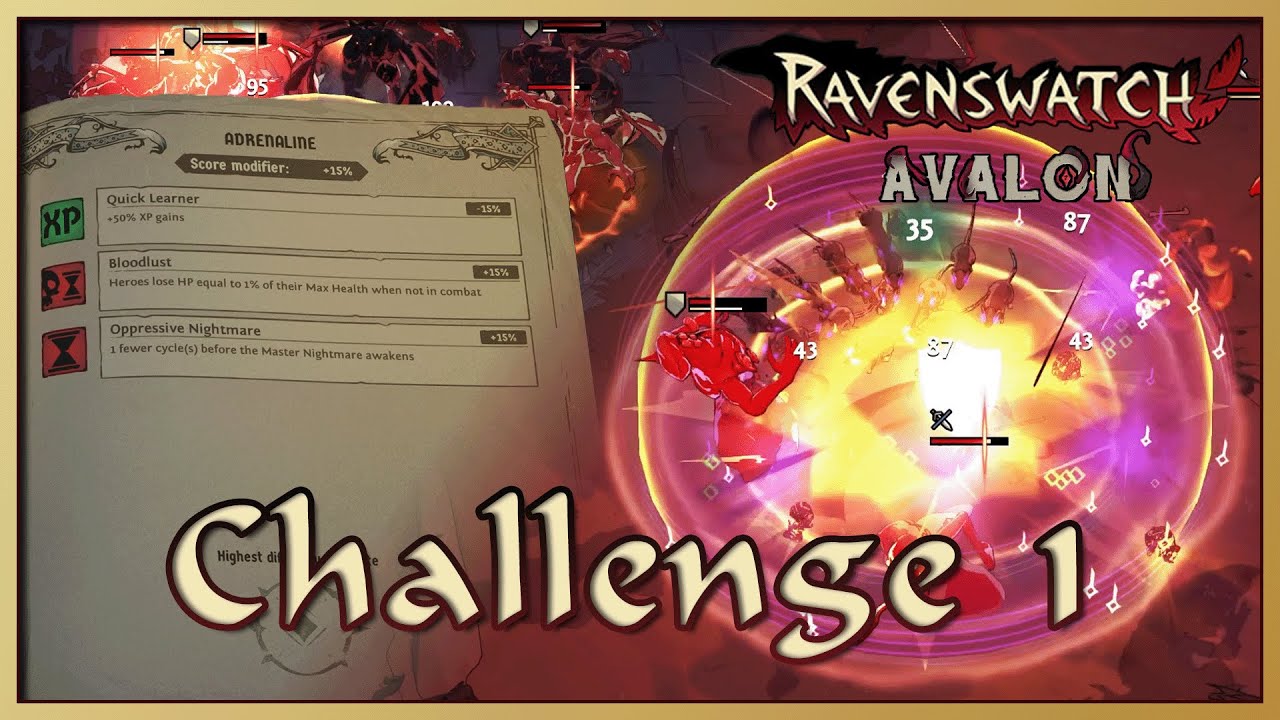 Heart Pounding [Ravenswatch Challenges - Adrenaline | Pied Piper Nightmare Difficulty]