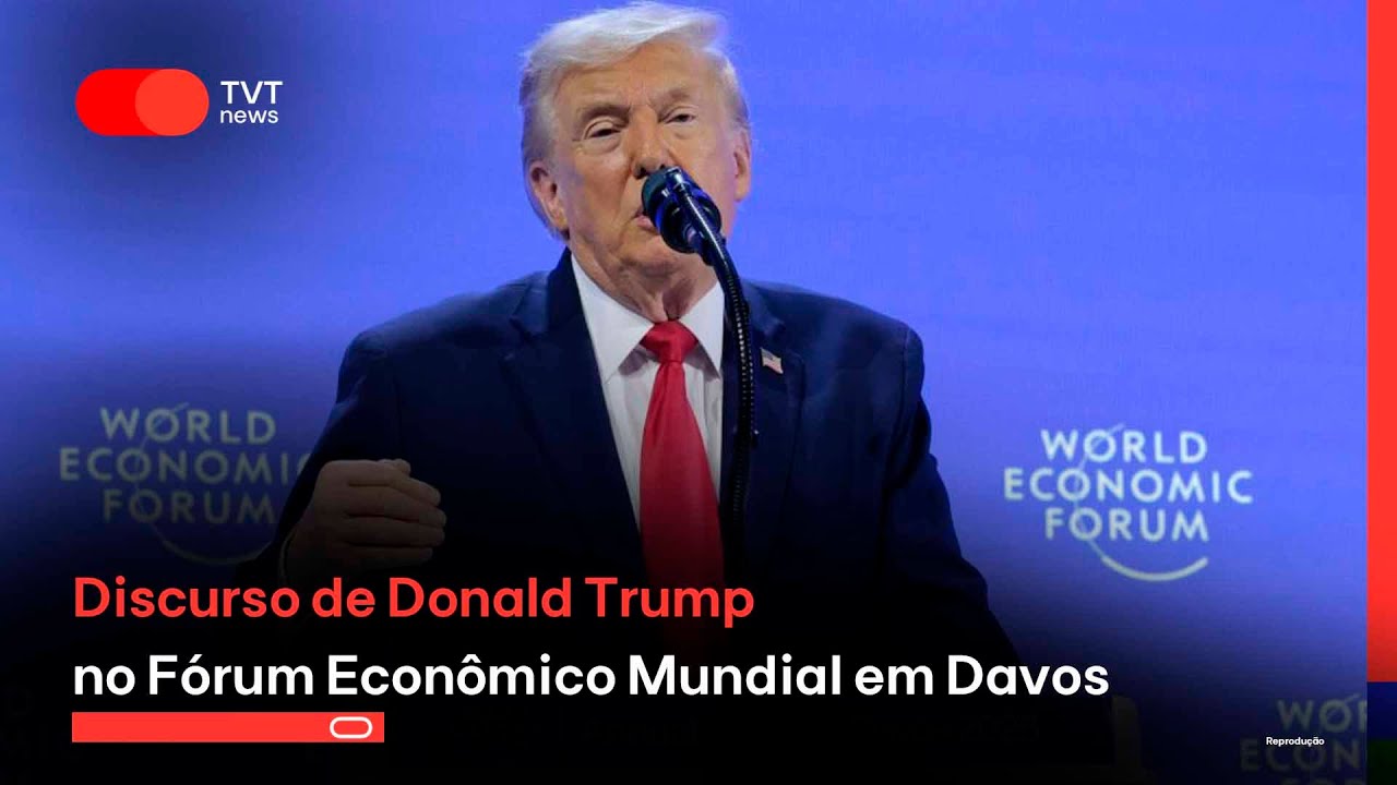 Confira trecho do discurso de Donald Trump no Fórum Econômico Mundial em Davos