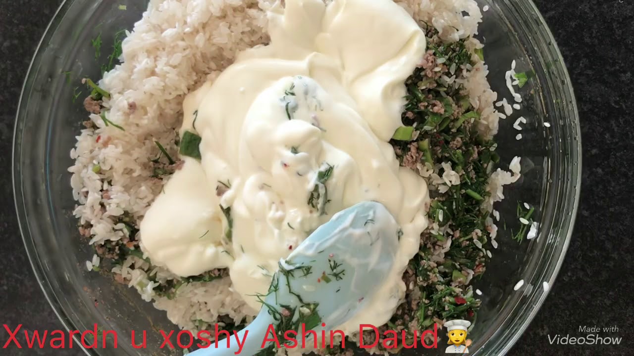 دۆڵمەی سپی دۆڵمەی بە ماست