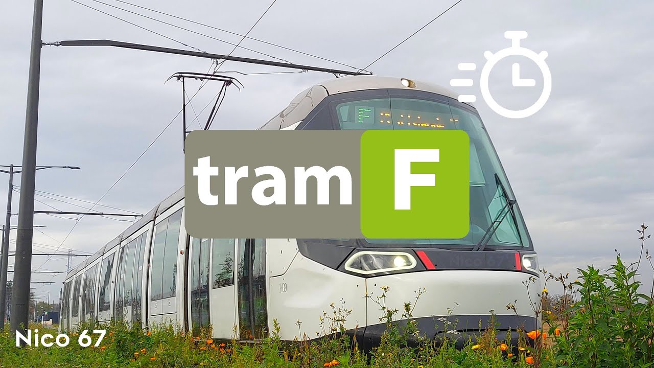 TIMELAPS TRAM F STRASBOURG