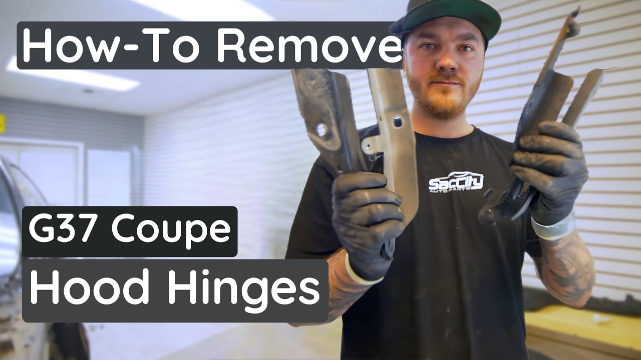 How to Remove G37 Coupe Hood Hinges | Take Off Instructions |