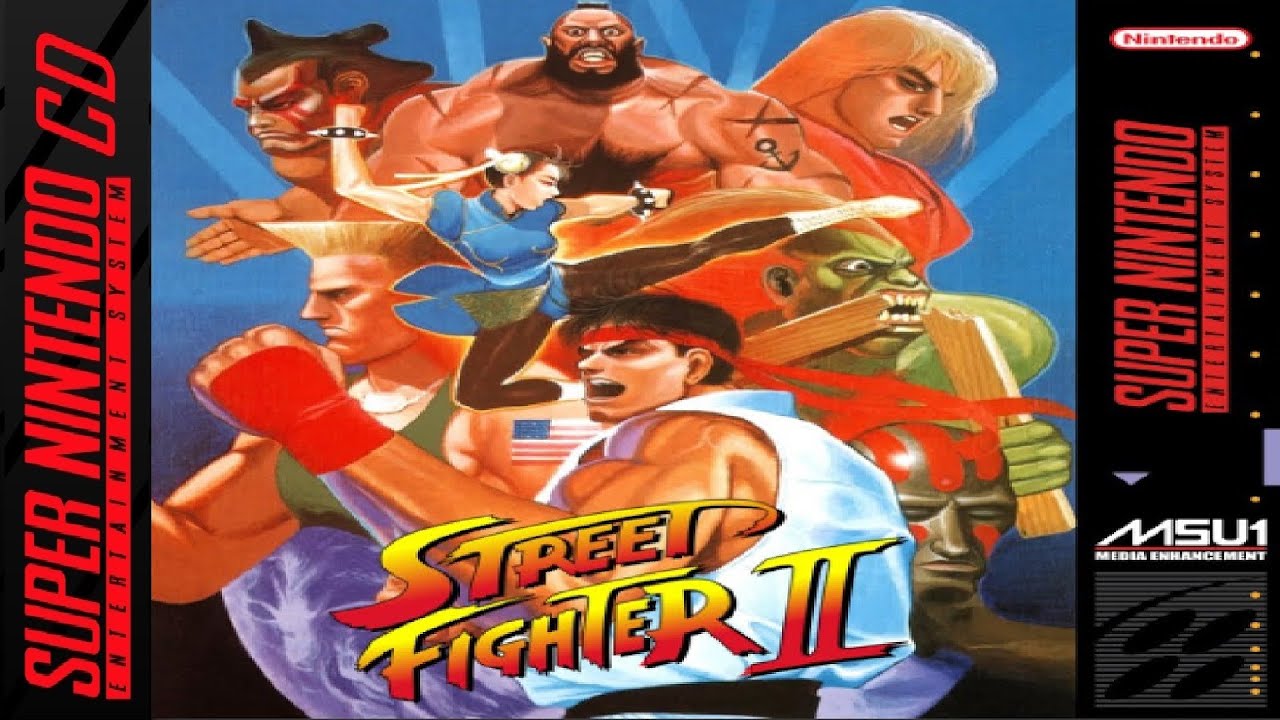 STREET FIGHTER 2 (MSU-1)--SNES COM TRILHA SONORA DA VERSÃO 3DO!!