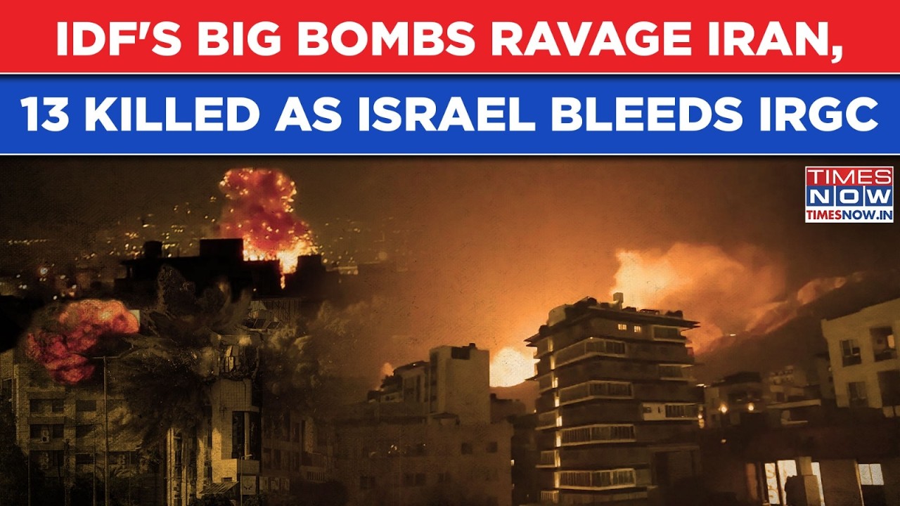 Iran War Day 38: IDF's Big Bombs Rain Like Hell, 13 Killed, Eslamshar Hit As Israel Bleeds IRGC