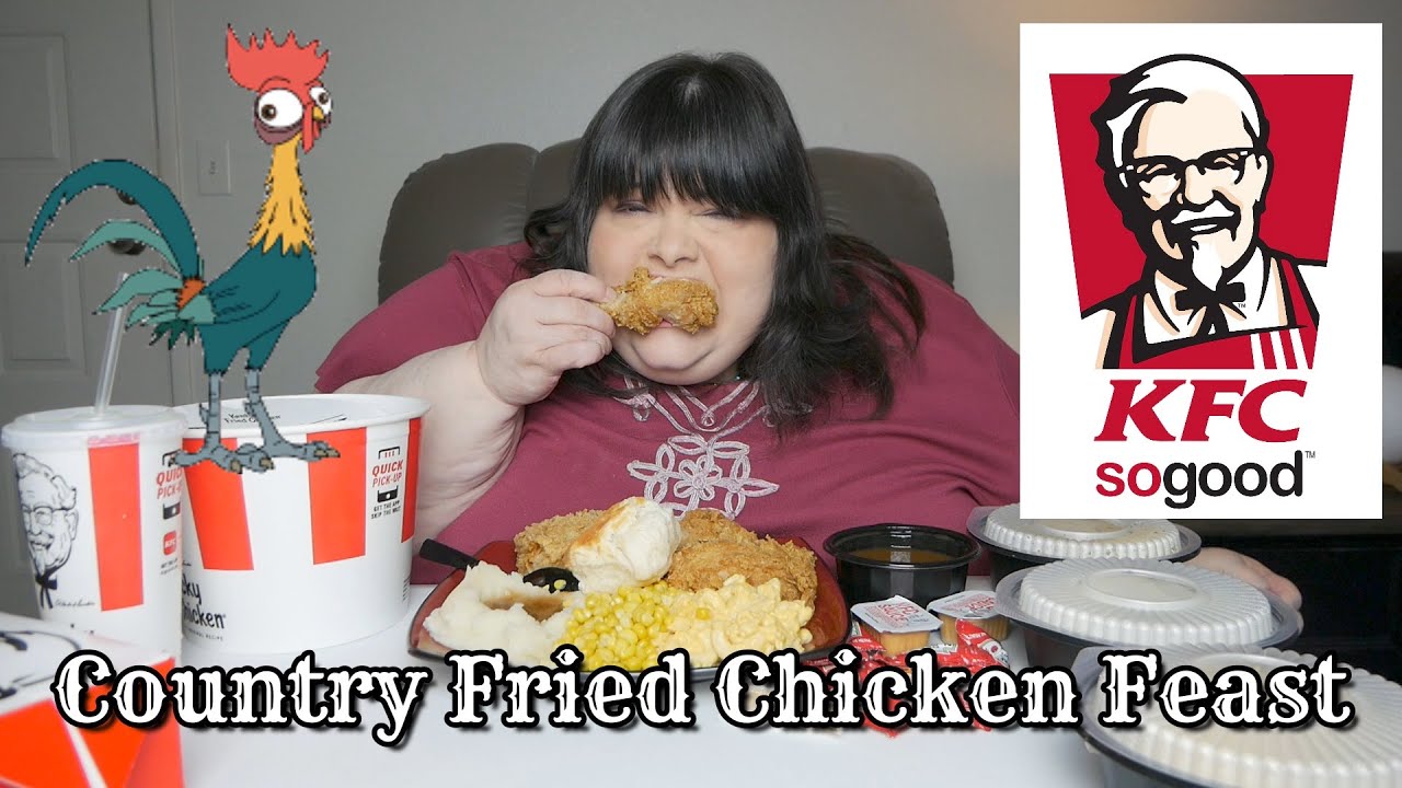 KFC Kentucky Fried Chicken Country Fried Feast Mukbang