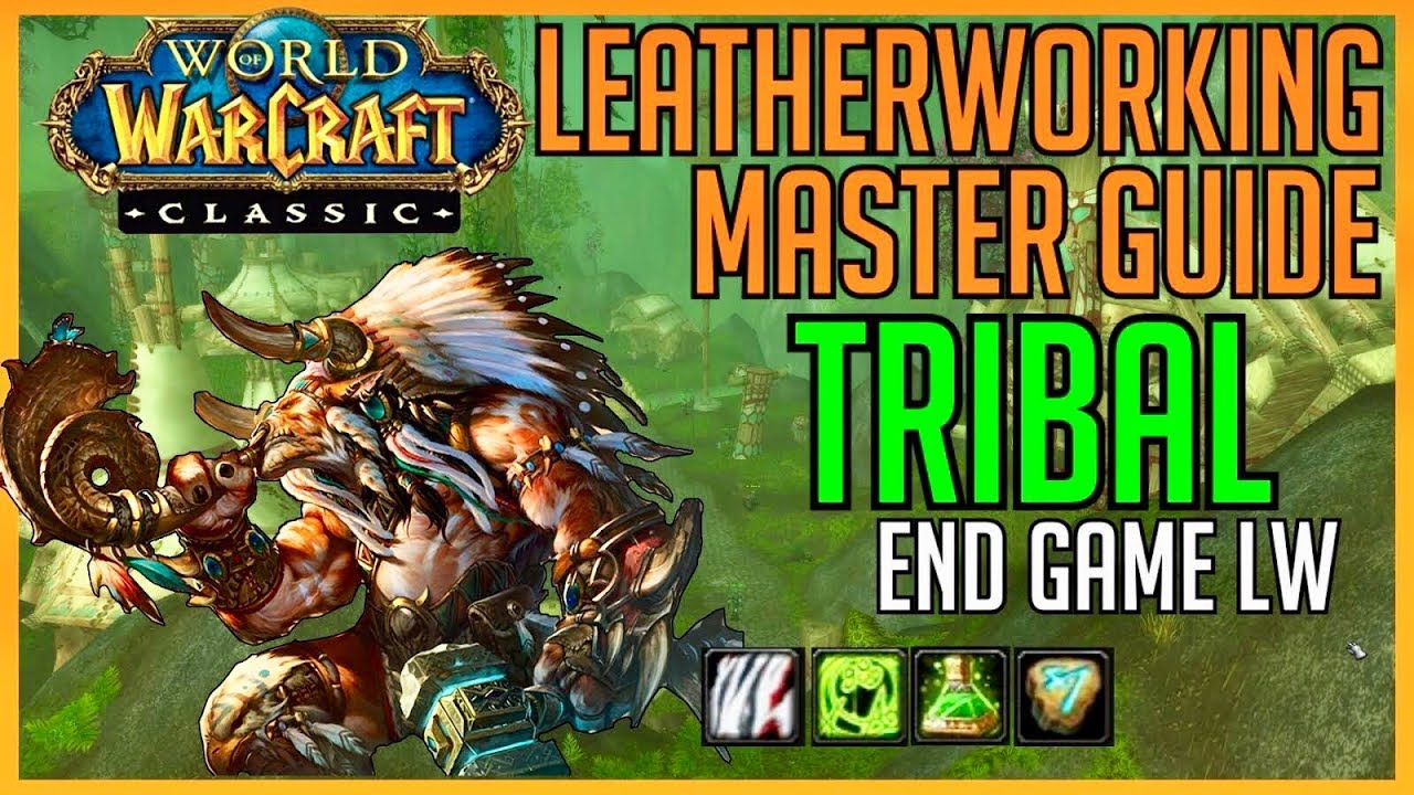Classic Vanilla WoW Professions | Tribal Leatherworking: Master Guide Leatherworking