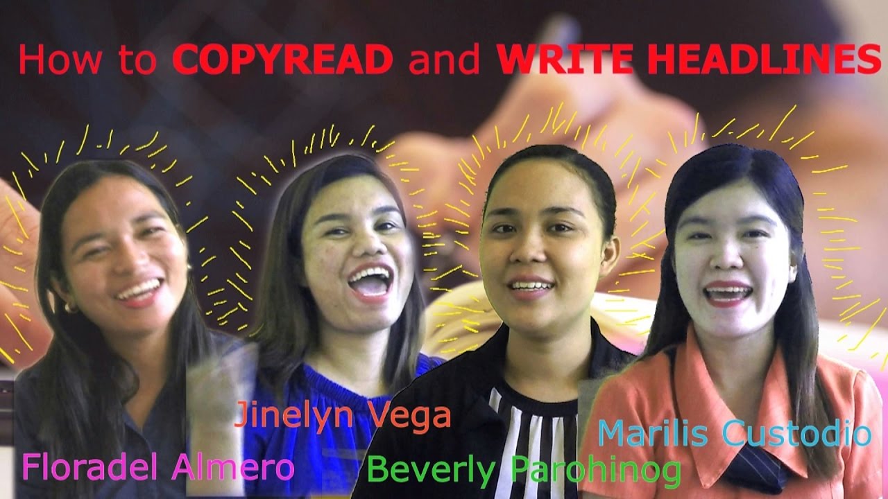 How to Copyread and Write Headlines