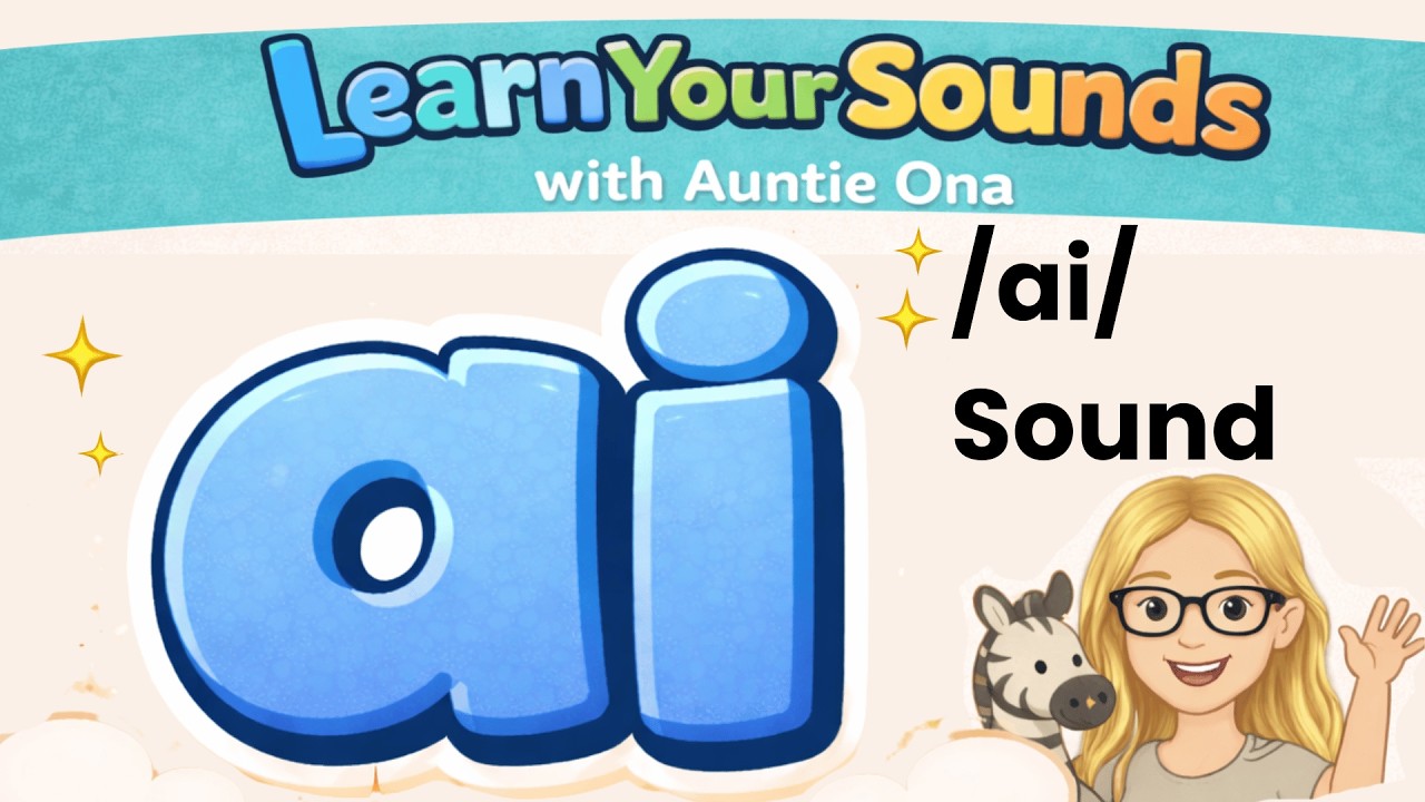 ‘ai’ Sound | Phonics for Kids | Blending & Real-Life Examples