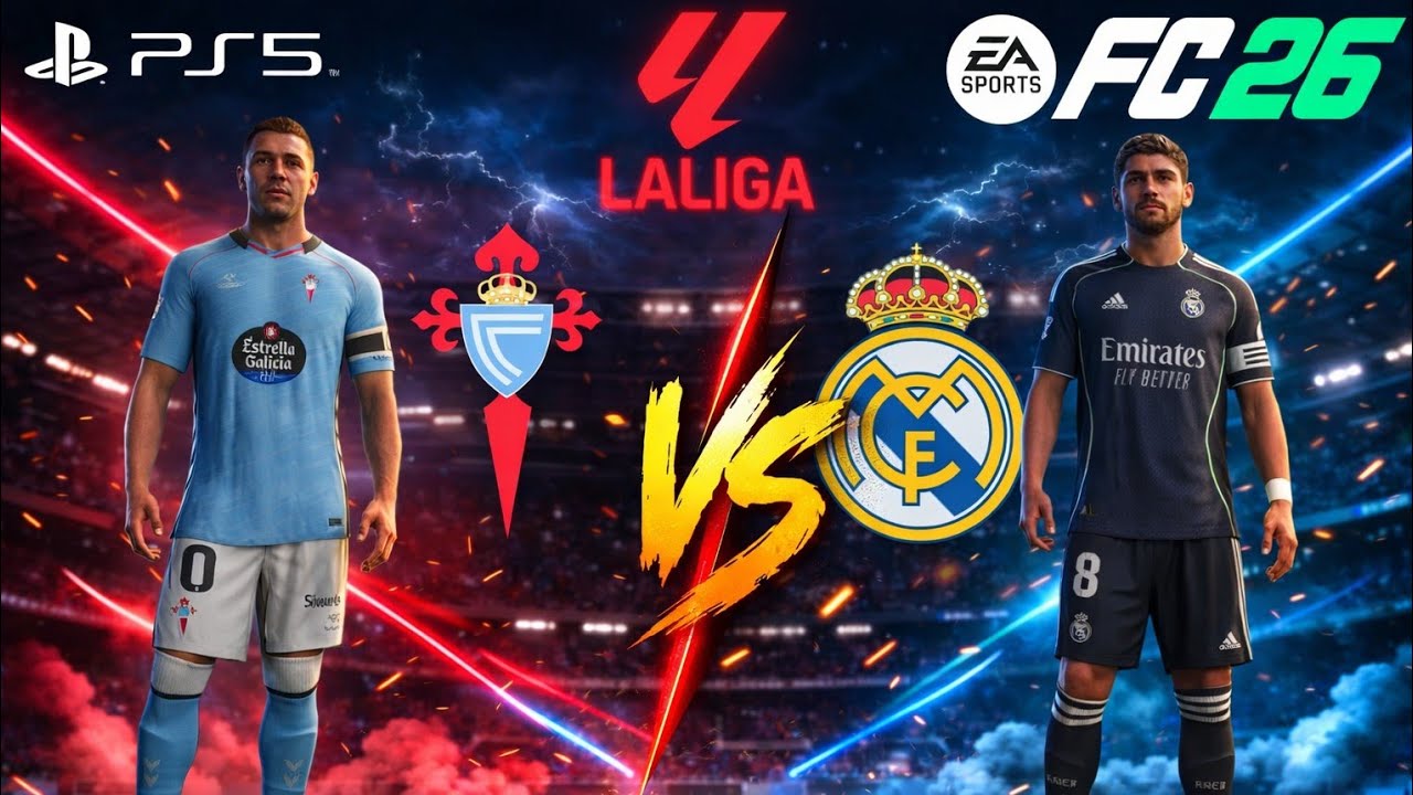 FC 26 - Celta Vigo Vs Real Madrid .LALIGA League 2025/26 |Full Match | PS 5 Pro [4K60]
