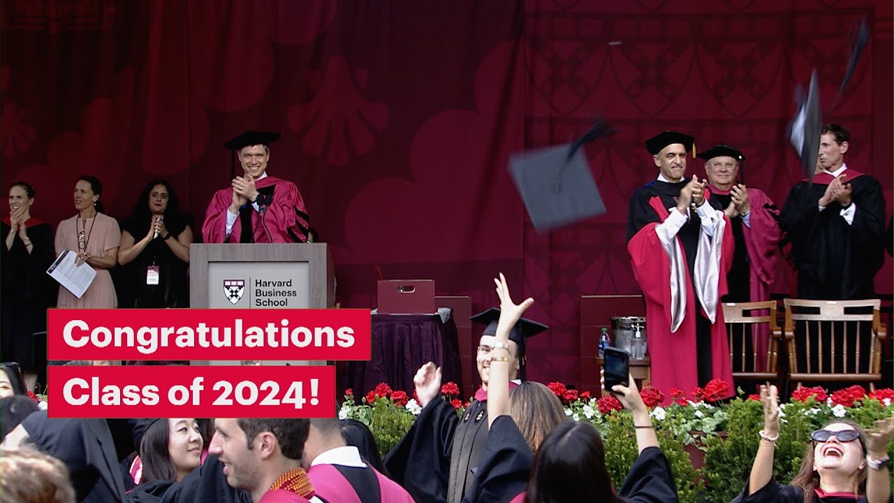 2024 Harvard Business School Commencement Diploma Ceremony
