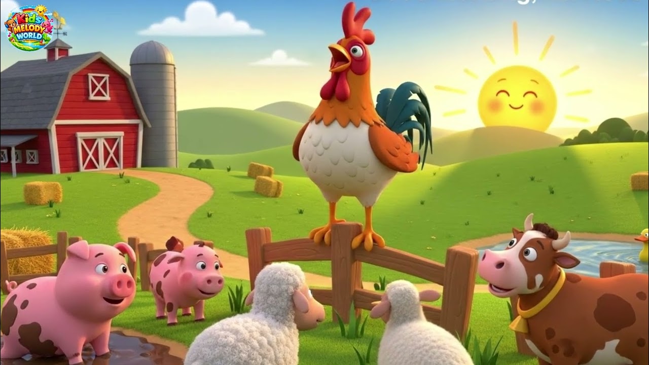 Good Morning, Mr Roaster | Fun Nursery Rhyme for Kids & Toddlers | Kids Melody World