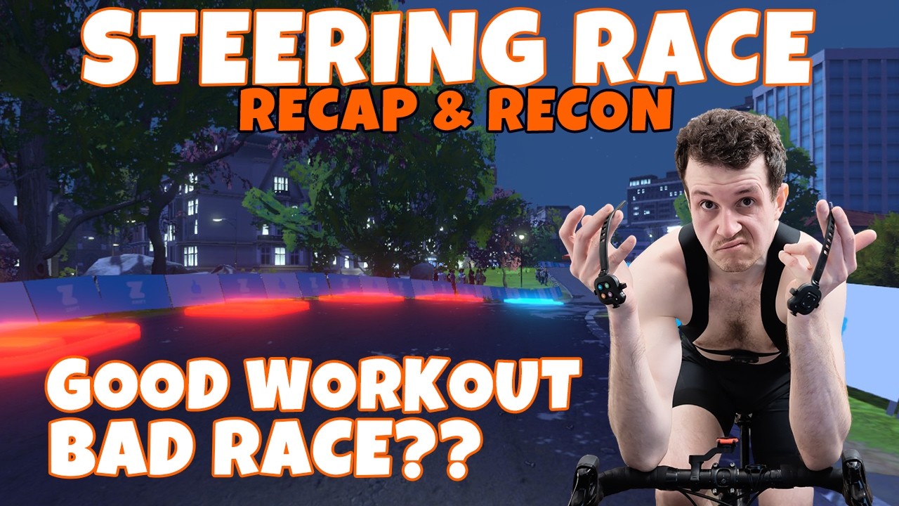 I Tried The Zwift Games Steering Race | Crit Cade Chaos