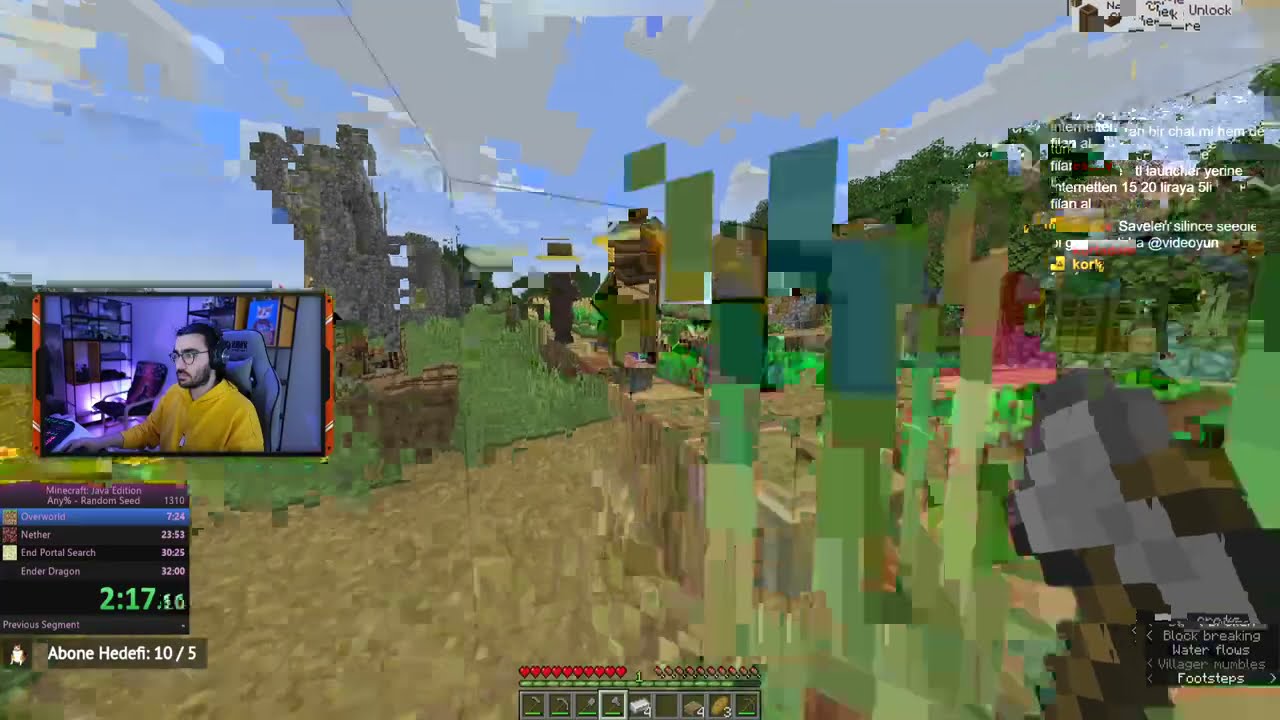 Videoyun-Minecraft(1.16.1) Speedrun Denemeleri#164