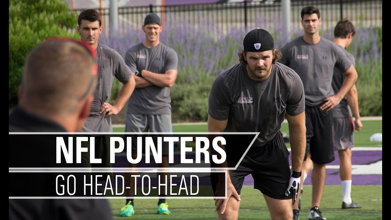 NFL Punters Compete Head-To-Head | Kohl's Kicking