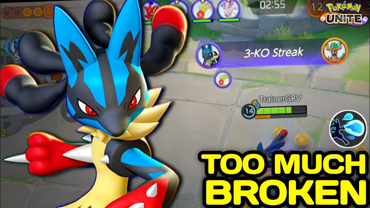 100K DAMAGE 😳 Mega Lucario is the Strongest All Rounder in Current Meta | Pokemon Unite