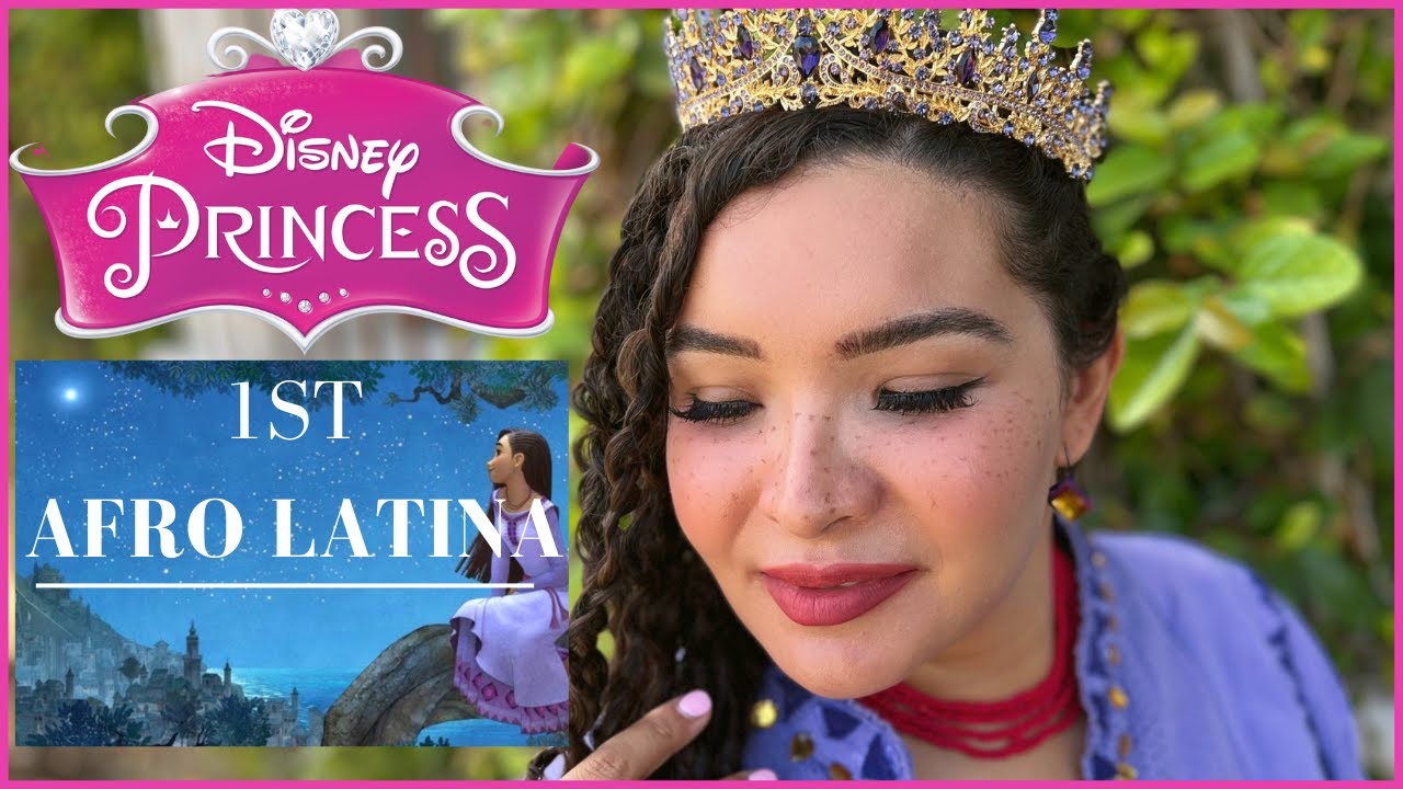 Disney's 1ST Afro LATINA👑 PRINCESS ASHA-Magical Makeover Journey