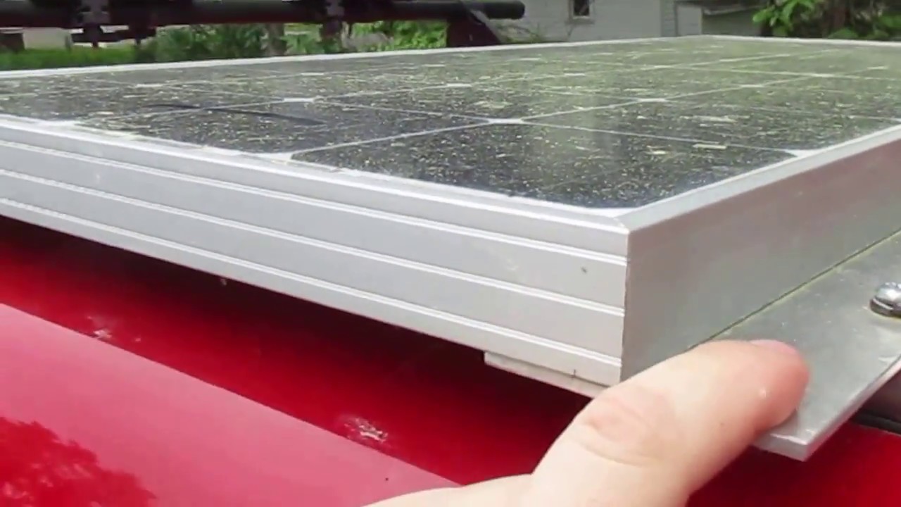Solar Panel Set Up on My Truck Camper