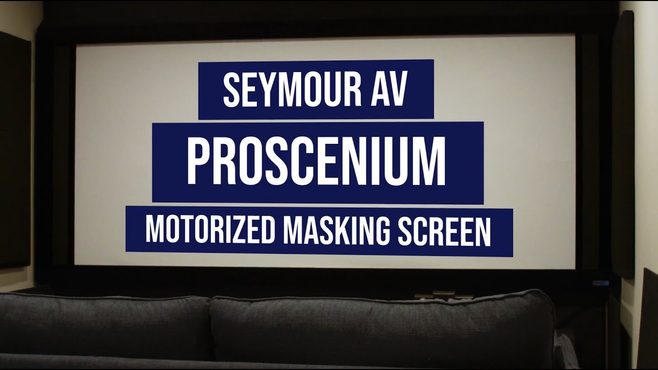 SeymourAV Proscenium Motorized Masking Screen Review