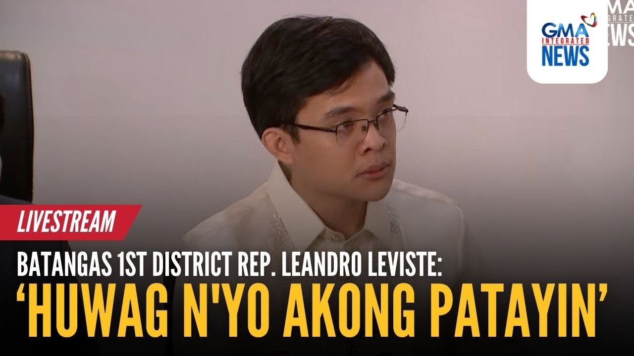 LIVE - Batangas 1st district Rep. Leandro Leviste press briefing... - Replay | GMA Integrated News