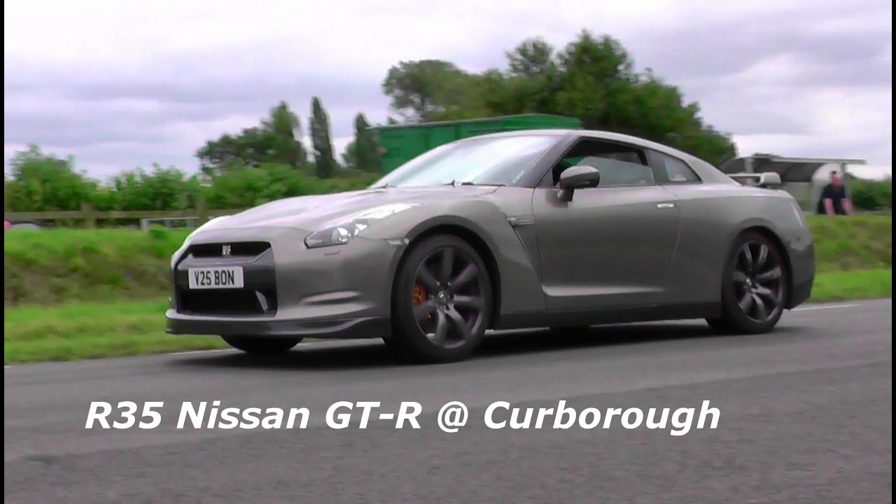 R35 Nissan GT-R @ Curborough Sprint Course