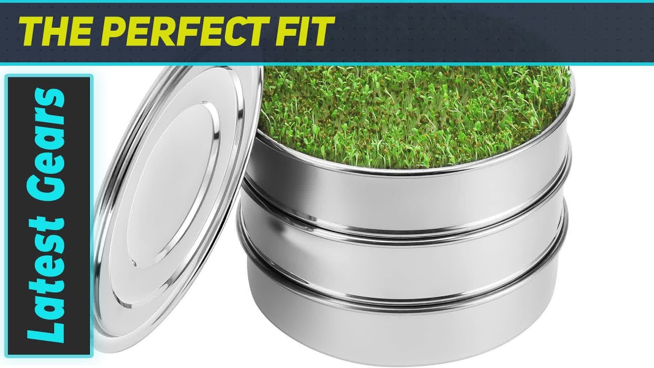 Комплект для проращивания семян из нержавеющей стали SOLIGT: лучшее решение для проращивания!