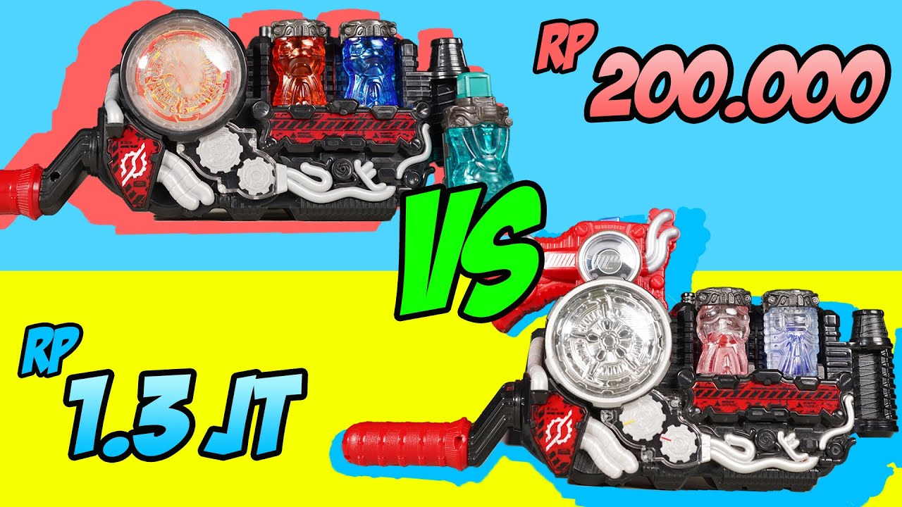 MAINAN DX KAMEN RIDER BUILD MURAH BANGET? WHAT!! DX KW VS DX ASLI KAMEN RIDER BUILD