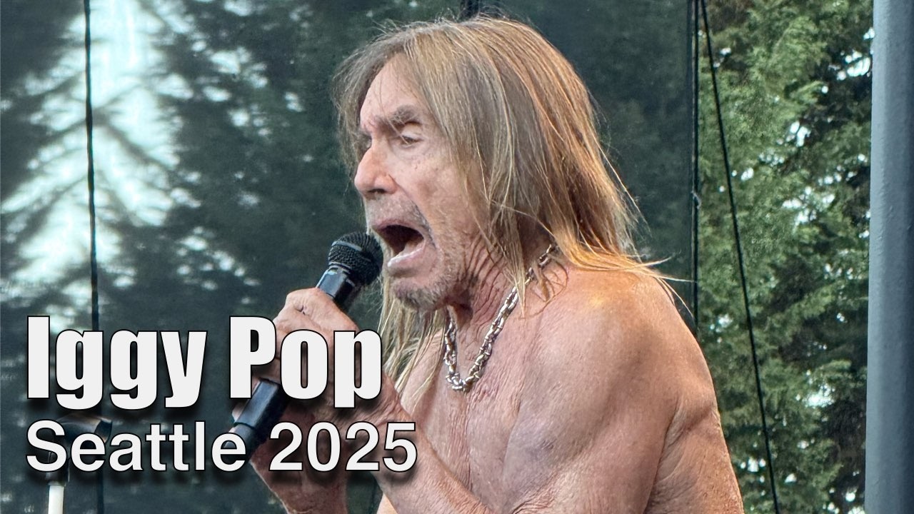 Iggy Pop - Punkrocker (Superman) and Louie Louie - Seattle, WA @ Marymoor Park - 07/28/2025