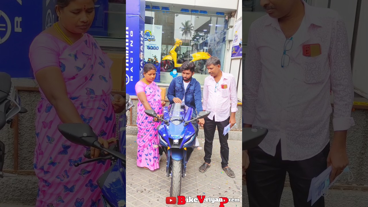 R15 V4 Delivery💥Bike Veriyan Prem | Bvp Family #shorts #viral#viralshorts #bike#bike#r15v4#bvp#r15m