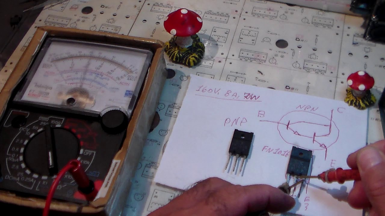 testando  o transistor FN1016 E FP1016