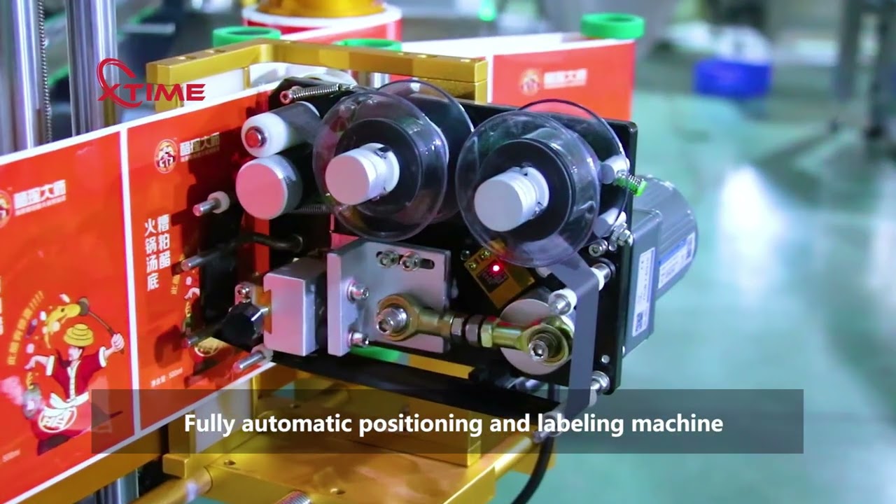 Fully automatic positioning labeling machine
