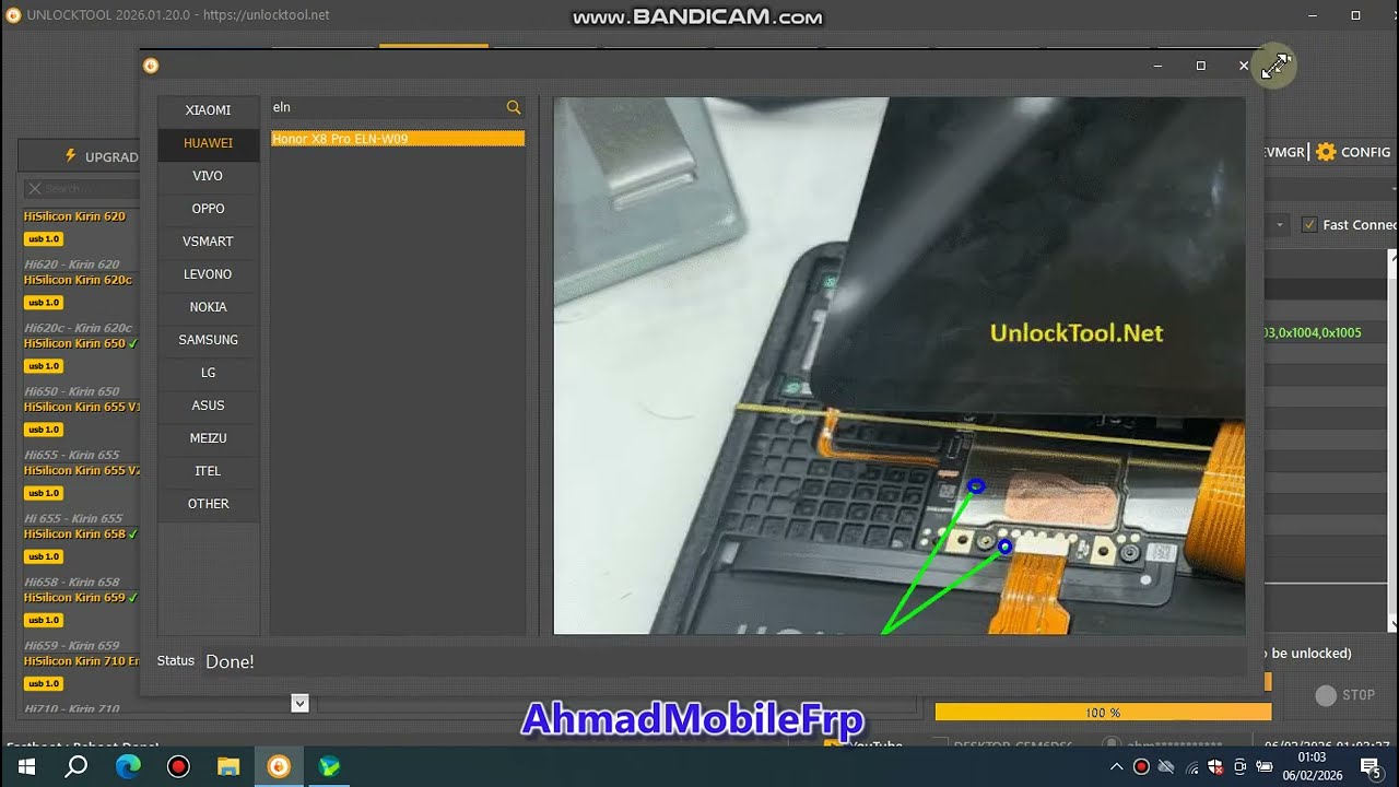 HUAWEI HONOR PAD X9 FRP UNLOCK WITH TEST (ELN-WO9)