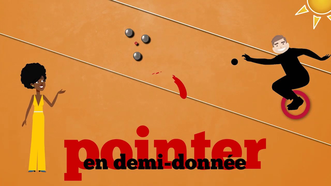 Apprendre la pétanque : pointer en demi-donnée