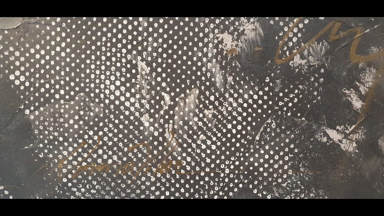 Surpreenda-se fazendo arte abstrata com efeito poá (Norma Vilar)
