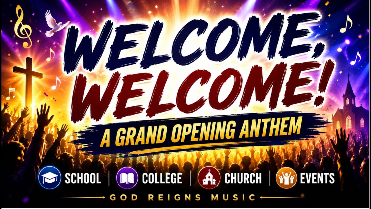 WELCOME, WELCOME! 🎉|Grand Opening Anthem for School, College & Church Events| Let the Welcome Rise 🎶