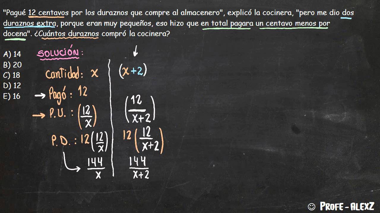Planteo de Ecuaciones Cuadraticas Problema 301