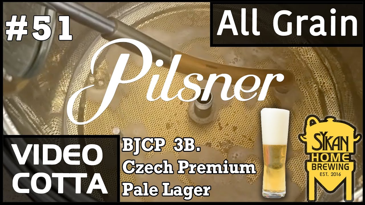 Bohemian Pilsner ALL GRAIN AIO - Video Cotta Grain to Glass - Sykan Homebrewing