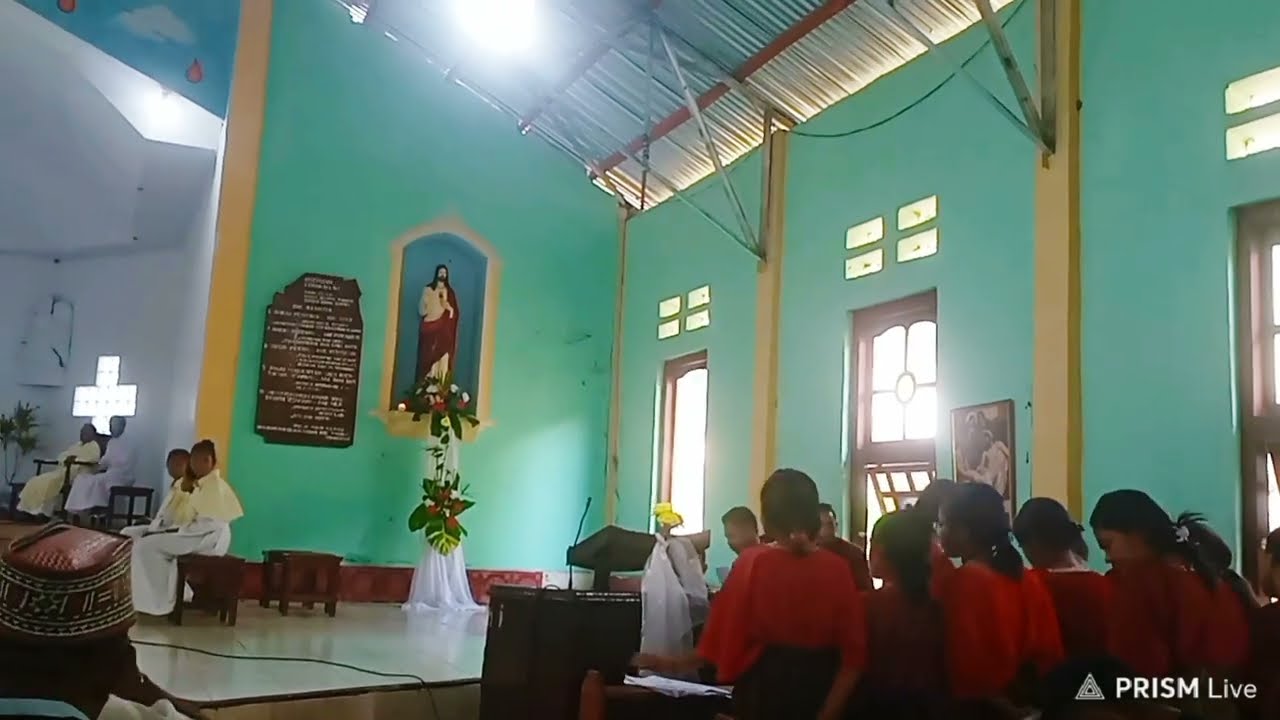 Koor Merdu Lagu Salam Bunda karmel OMK Paroki Wolofeo