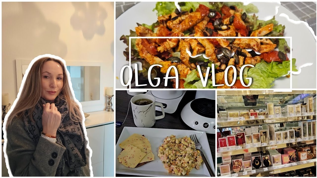 OLGA VLOG 🔴  Что я ем за день,получилось  вкусно / Витамины, мой парфюм