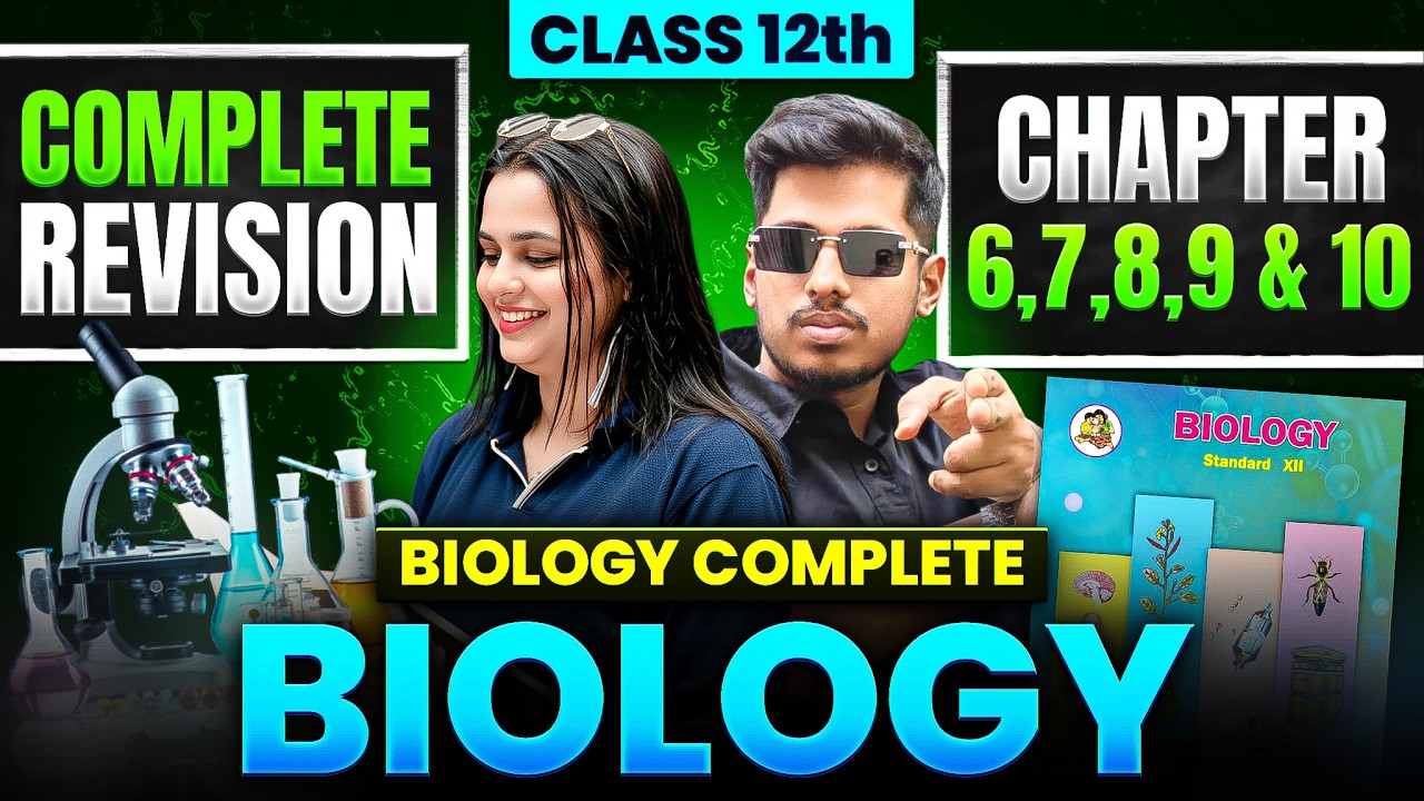 12th Biology Chapter 6,7,8, 9 & 10 महा-REVISION महायुद्ध 5.0 BIOLOGY 😇 HSC BOARD By : GDA महाराष्ट्र