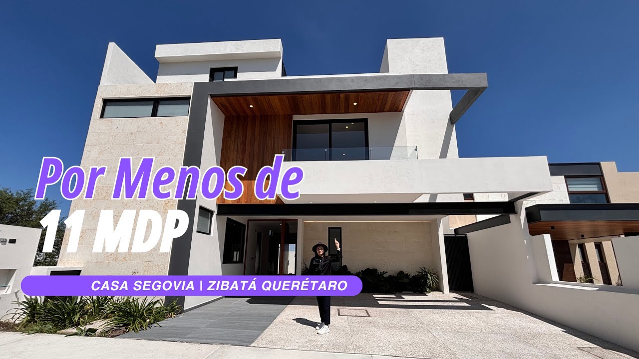 ¡CON ROOF GARDEN, DOBLE ALTURA Y DISEÑO DE AUTOR! | $10,800,000 | CASA SEGOVIA EN ZIBATÁ QUERÉTARO
