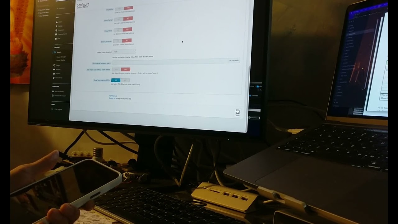 Barcode Scanner PrestaShop Module demo 2