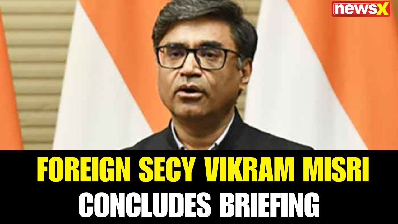 Foreign Secy Vikram Misri Concludes Briefing With 7 Indian MP Delegations